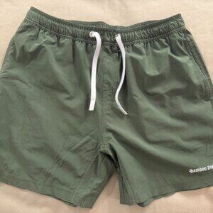 Bamboo Avenue 5" Shorts - Medium - Moss Green